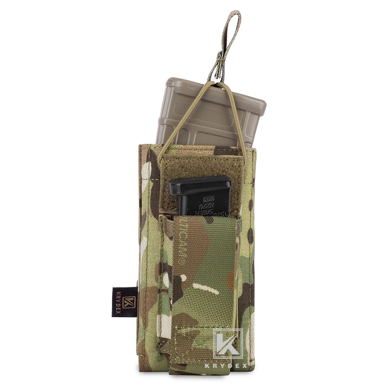 KRYDEX-bolsa para cargador individual, bolsa de 9mm para caza táctica, MOLLE/PALS, 5,56. 223 - imagen 3