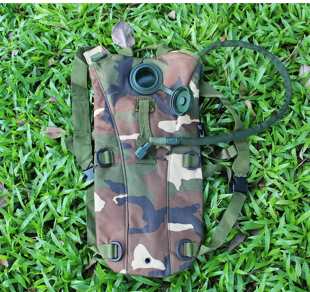 Bolsa de agua táctica de 3L, mochila de gran capacidad para montañismo, desierto y exteriores - imagen 5