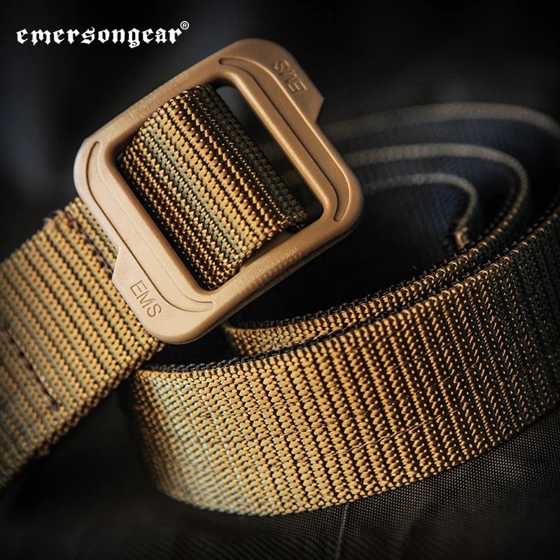 Emersongear-Cinturón táctico de dos caras, correa de cintura de combate, caza, Camping, deportes Airsoft al aire libre, cinturones para el vientre, senderismo EM5597 - imagen 5
