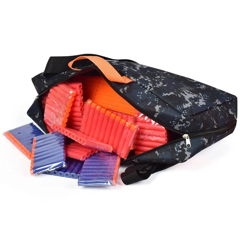 Kit de piezas tácticas de bala suave para pistola de juguete Nerf, incluye 100 balas de repuesto, Clips de recarga de bala y bolsa de almacenamiento de pulsera, para niños - imagen 3