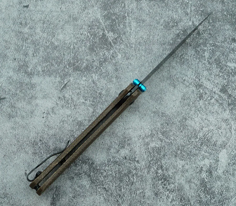 LEMIFSHE 535/535BK Mikata cuchillo plegable táctico S30V supervivencia - imagen 5