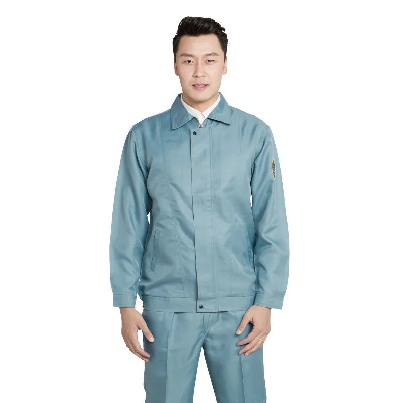 Ropa de trabajo protectora para hombre y mujer, uniforme de seguridad para trabajadores, mecánica, alcalina, antiácida y antiestática, M-4X - imagen 5