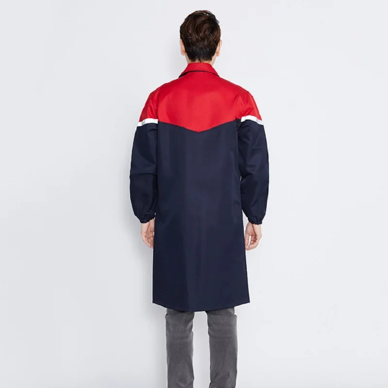 Uniformes de trabajador para primavera y otoño, ropa de trabajo resistente al desgaste a prueba de polvo para hombres y mujeres, monos de reparación de automóviles, vestido para trabajadores de almacén - imagen 3