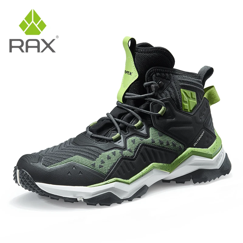 RAX-zapatos de senderismo para hombre, zapatillas impermeables para exteriores, zapatos de Trekking para mujer, botas de caza para acampar y escalar, transpirables - imagen 2