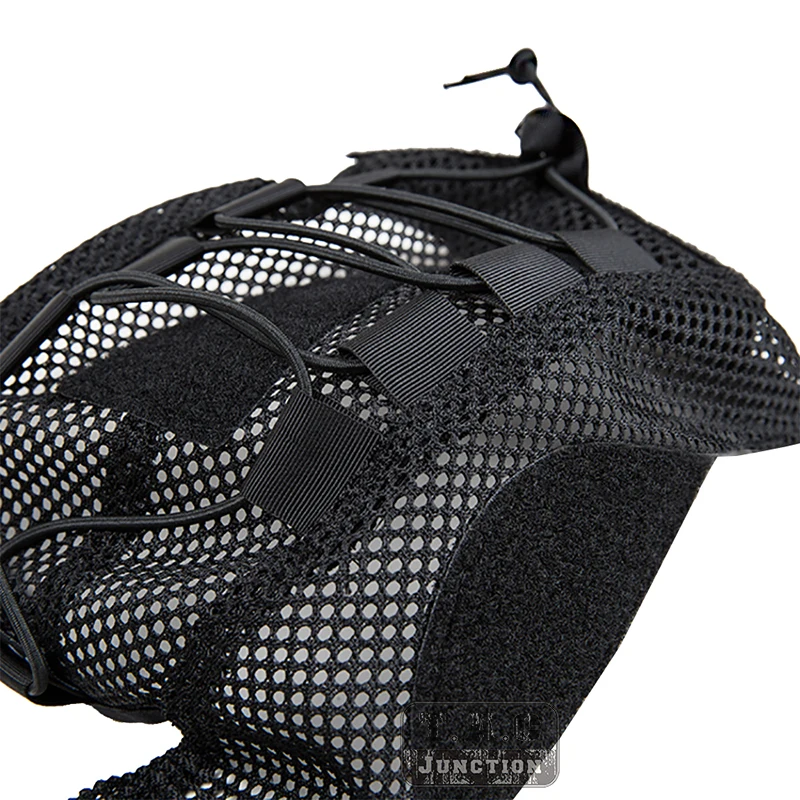 Cubierta de malla para casco táctico, accesorio para batería NVG, tiro, caza, Airsoft, OD - imagen 3