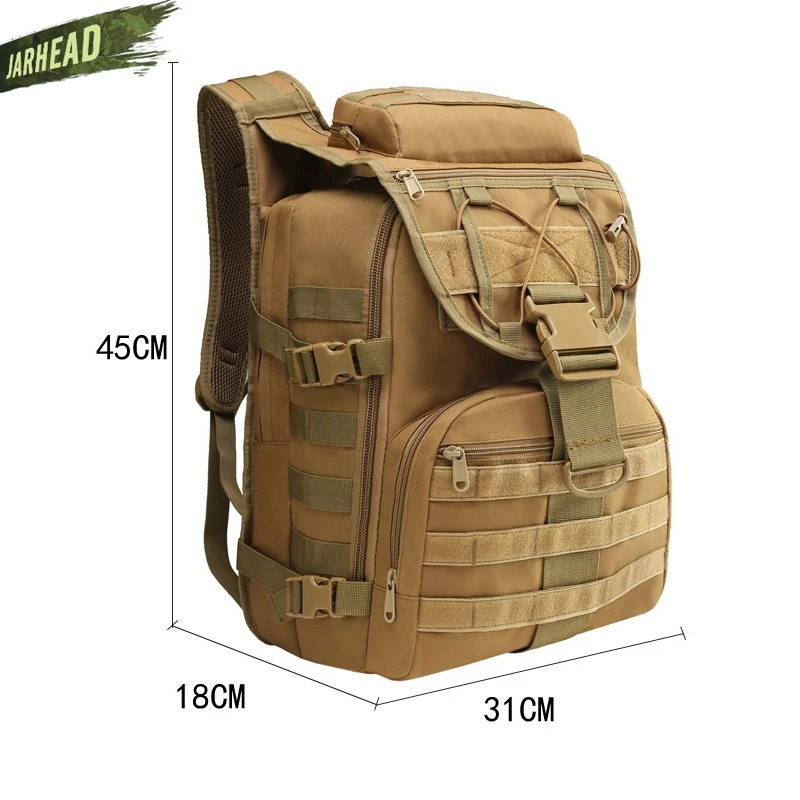 Mochila táctica militar X7 Softback para exteriores, resistente al agua, EDC Molle, para senderismo, Camping y caza - imagen 4