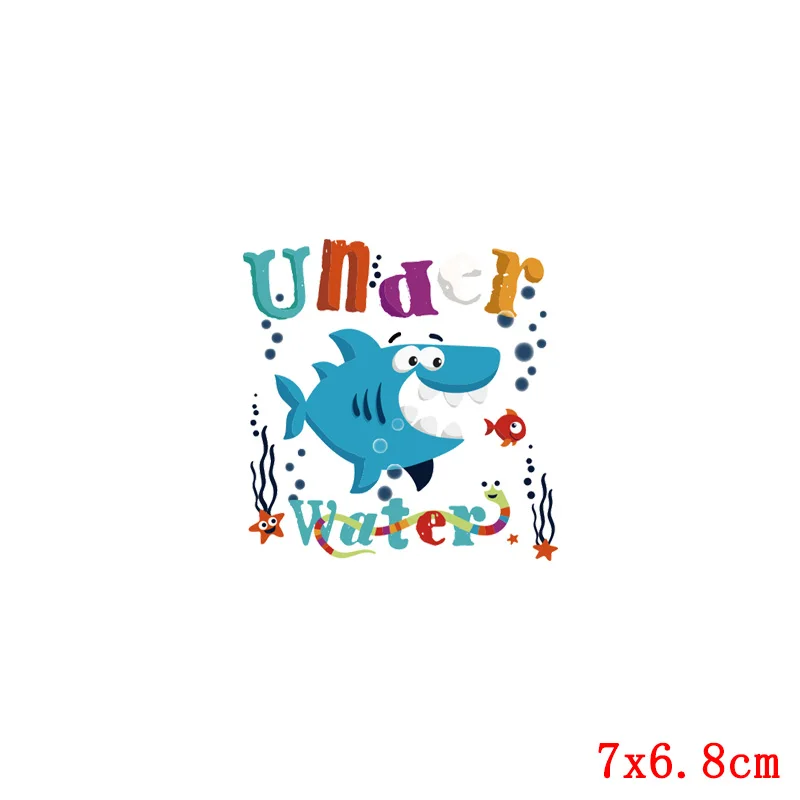 Transferencia de vinilo con dibujos de animales para ropa, pegatinas de apliques para camiseta lavable, transferencia de flores para planchar - imagen 2