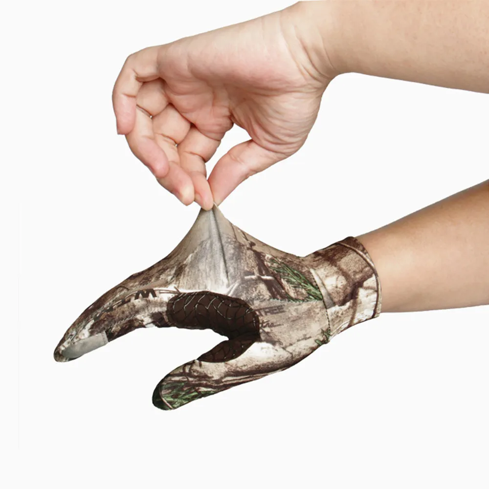 Guantes multifuncionales finos de verano para pantalla táctil, guantes antideslizantes para montar, guantes elásticos de camuflaje biónico para caza y pesca - imagen 5