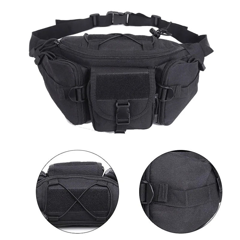 Riñonera táctica para exteriores, bolsa para revistas, bolsillo para acampar, montar, senderismo, caza, Molle, equipo militar, paquete deportivo - imagen 2