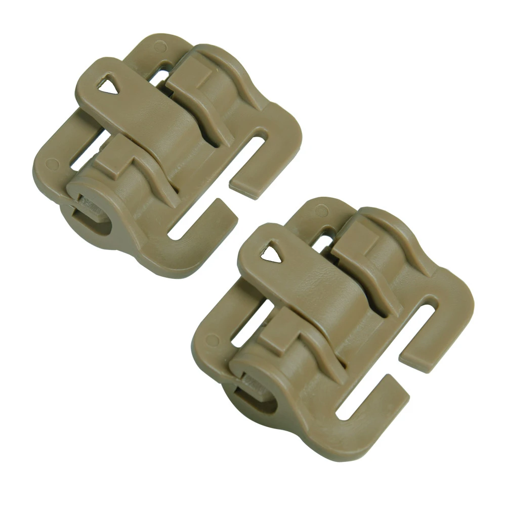 Tactifans Botón de hebilla de liberación rápida, hombro corto Molle para chaleco táctico, portador de placa, armadura ROC POM, accesorios de caza - imagen 4