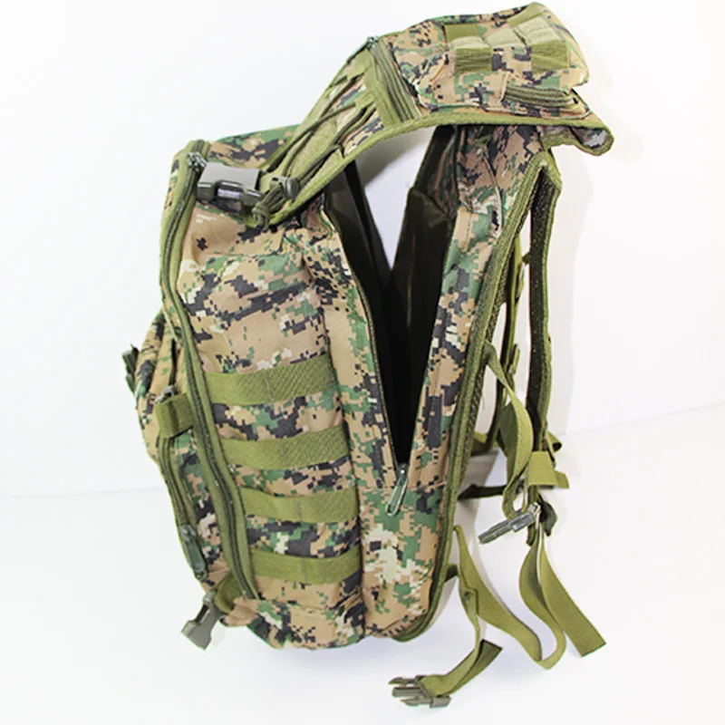 Mochila táctica Molle de 35L para hombre y mujer, bolsa militar de nailon para exteriores, Camping, senderismo, escalada, Trekking, pesca y caza - imagen 5