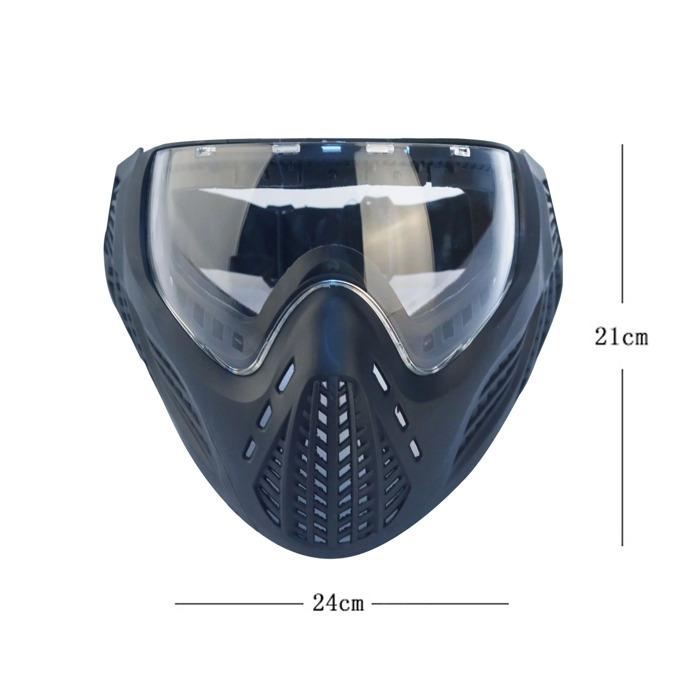 Máscara fantasma táctica con gafas antiniebla, máscara facial completa Airsoft para exteriores, juegos de guerra, caza, Paintball, máscara protectora - imagen 3