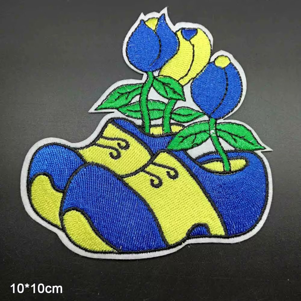 Parche animal verde para ropa, parche bordado para planchar, apliques para coser - imagen 5