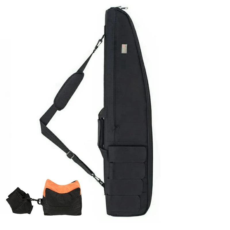 Bolsa de hombro para Rifle de asalto, bolsa de arena para Rifle de caza, pistola Airsoft, soporte táctico, 120cm, 47 pulgadas - imagen 3