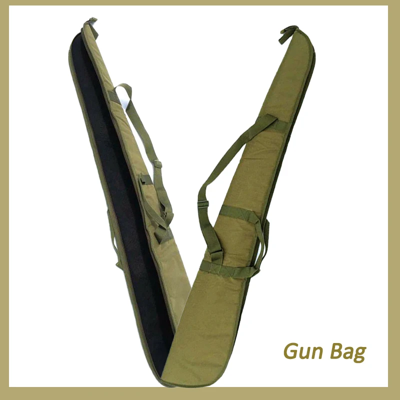 Bolsa suave para caza y tiro al aire libre, juego de Rifle y pistola de aire, bolso de hombro, equipo de caza, bolsa táctica para pistola, 130CM - imagen 5