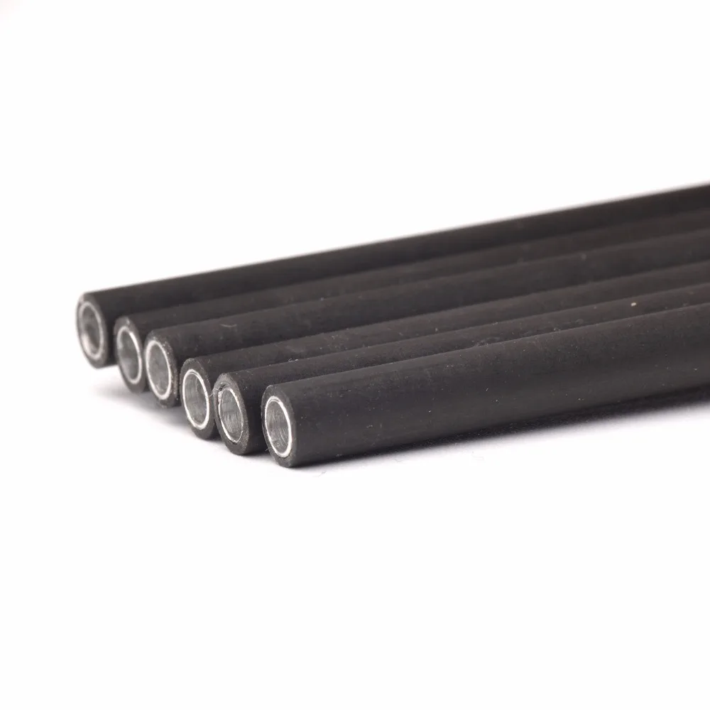 6 uds X10 de carbono de aluminio y 32 pulgadas Set híbrido flecha columna 400-800 OD 5,2mm +/-0.001 interior-Tipo de consejos para tiro con arco recurvo arco - imagen 2
