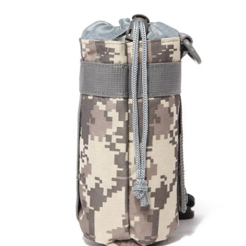 Bolsa táctica Molle para botella de agua de 550ML, soporte para botella de agua para acampar, ciclismo, caza, bolsa de hidratación al aire libre, mochila - imagen 4