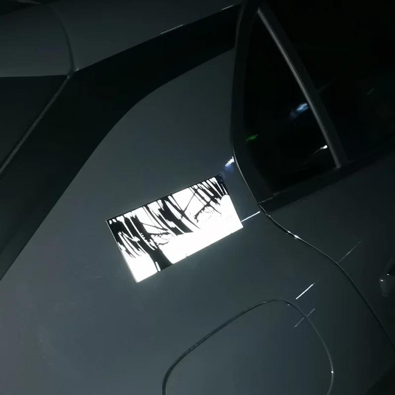 Pegatinas de coche japonés JDM Anime de dibujos animados equipaje cubierta de carrito de los coches eléctricos pegatinas reflexivas para motocicleta decoración DIY - imagen 4