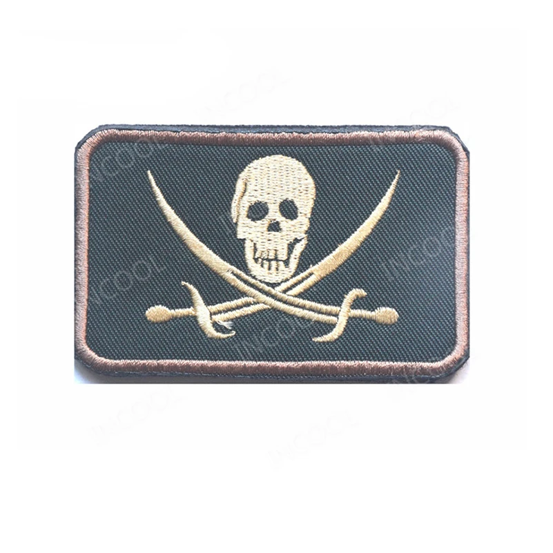 5 Embroidered 8X5 CM