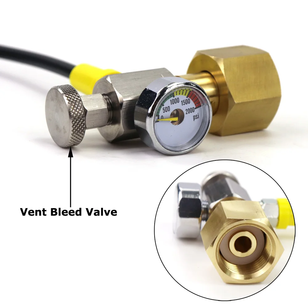 Adaptador CO2 con kit de manguera para desconexión rápida - imagen 4