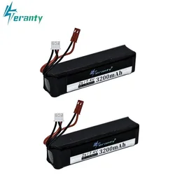 Bateria LiPo 7,4V 3200mAh para FrSky Taranis X9D Plus recargable