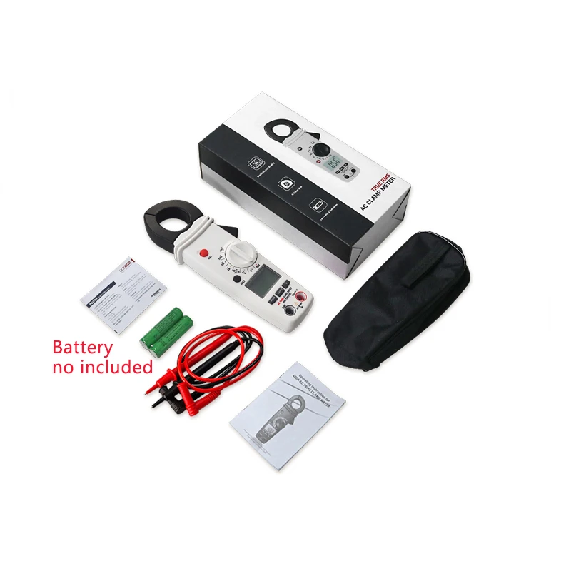 Multímetro medidor de abrazadera de CA de DT-330H, instrumentos eléctricos de valores eficaces verdaderos, probador de voltaje de Corriente CA - imagen 5