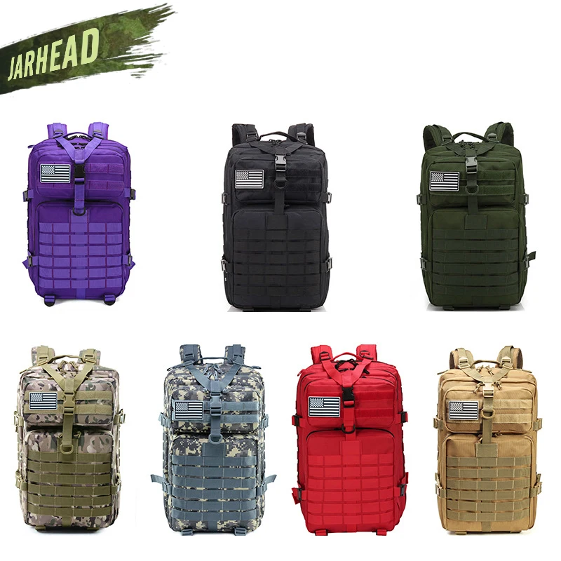 Mochila táctica militar de gran capacidad para hombre, bolsa 3D impermeable para deportes al aire libre, senderismo, Camping y caza, novedad de 2023 - imagen 4