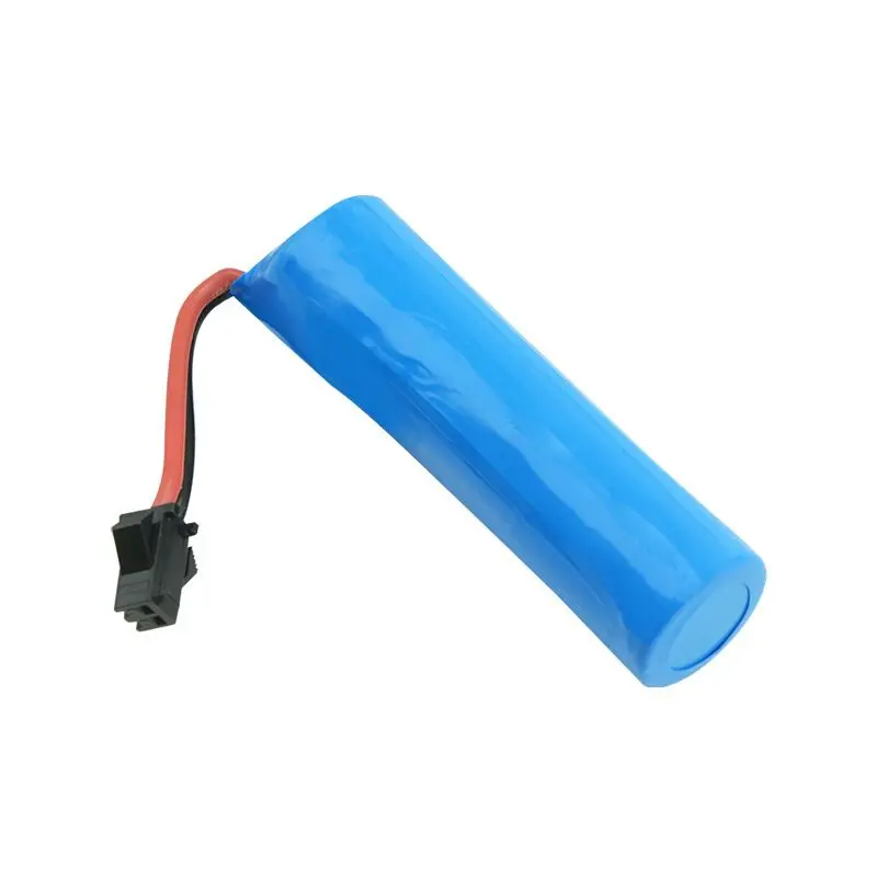 Batería de iones de litio de 3,7 v, 1500mah, 15C, 18650, para coche acrobático RC Q85 Q70, juguetes para coche teledirigido, enchufe de SM-2P, barco, coche, piezas de batería de pistola suave de agua - imagen 4