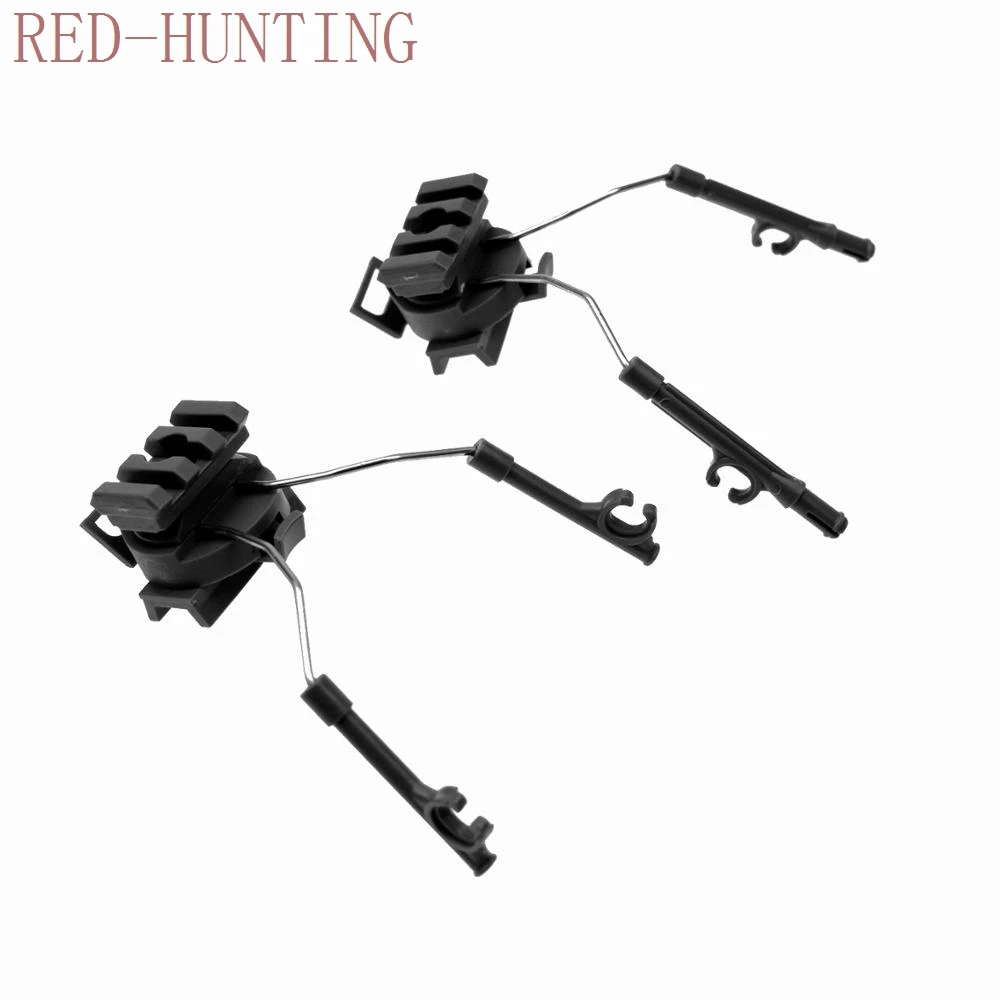 Soporte para auriculares Airsoft Paintball, adaptador de riel para casco rápido del ejército, Kit de montaje táctico, accesorios - imagen 5