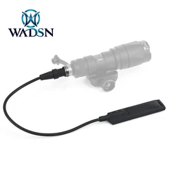 WADSN Interruptor trasero presión para linterna táctica M300 M600