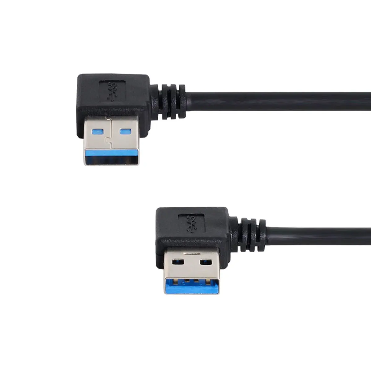 Chenyang-Cable de extensión USB 3,0 tipo A macho, 90 grados, ángulo izquierdo A USB 3,0 tipo A - imagen 3