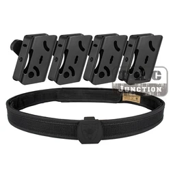 Bolsa magnética de aluminio para pistola, Kit de cinturón interior y exterior de tiro, IPSC USPSA, IDPA, competición, ajuste de alta velocidad, juego maestro de carreras, 4 Uds.