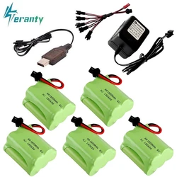 Batería recargable Ni-MH 6V 1800mAh con enchufe SM para RC