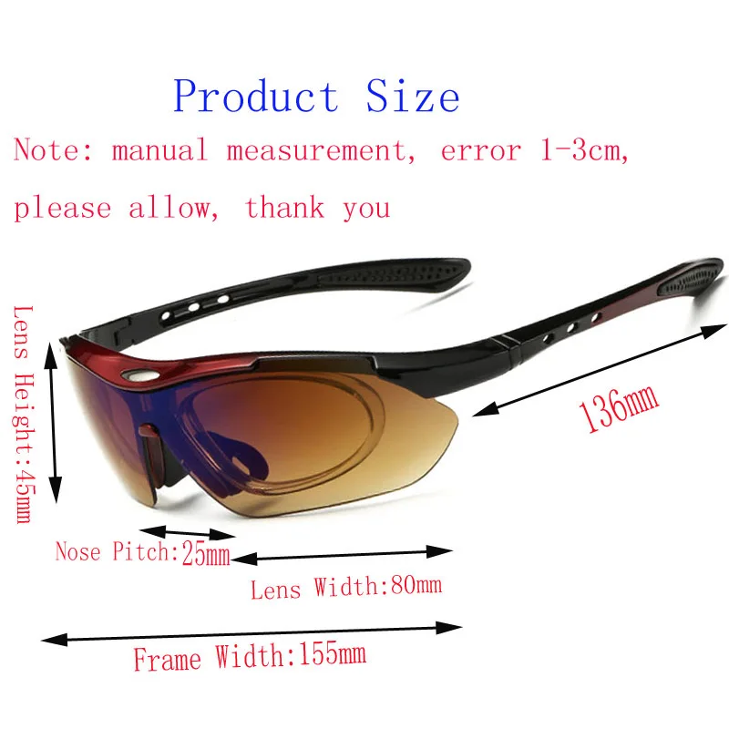 Gafas en uso para exterior
