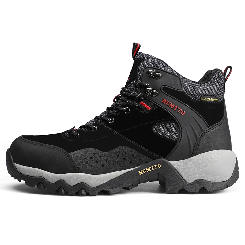 HUMTTO-zapatos de senderismo para hombre y mujer, zapatillas de deporte al aire libre, botas de caza de cuero impermeables, botines tácticos de senderismo, botas de nieve - imagen 5
