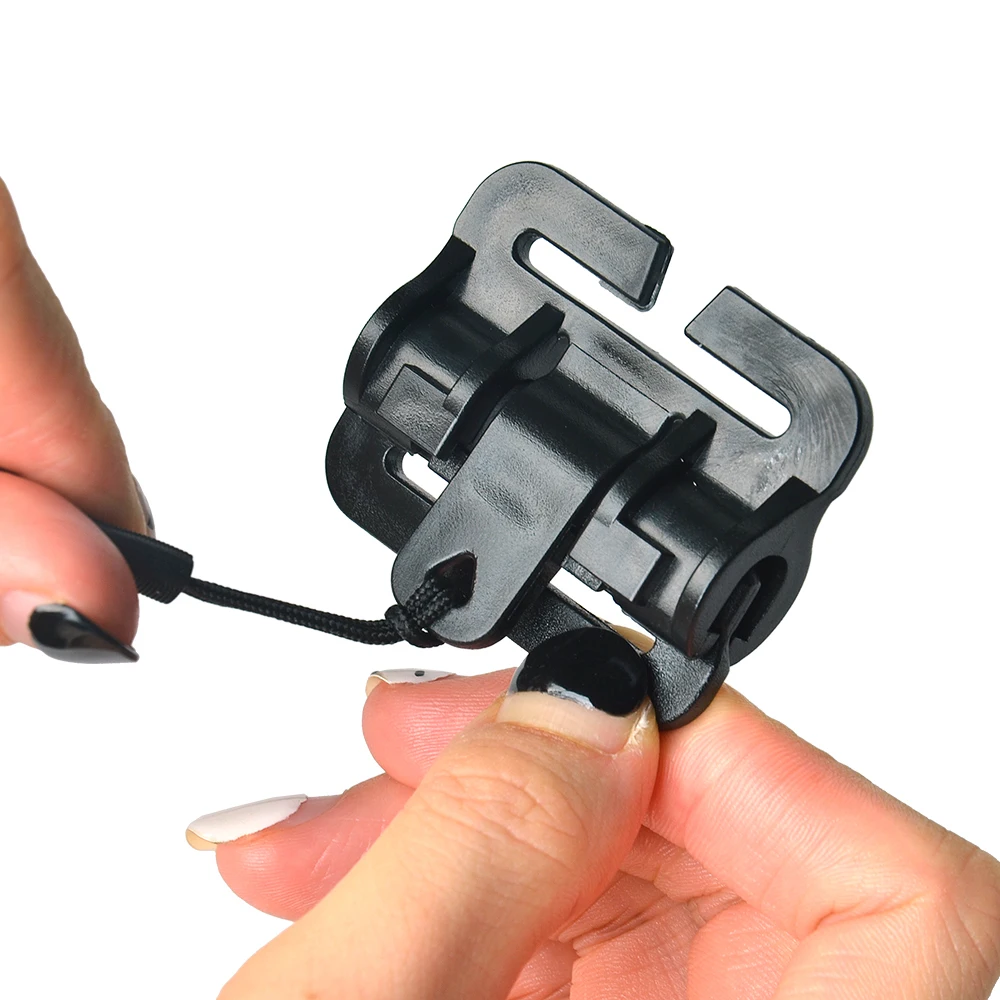 Hebilla de liberación rápida para hombro Airsoft, conector abierto rápido, chaleco táctico, adaptador de correas, cabeza con cremallera, accesorios para Paintball - imagen 5