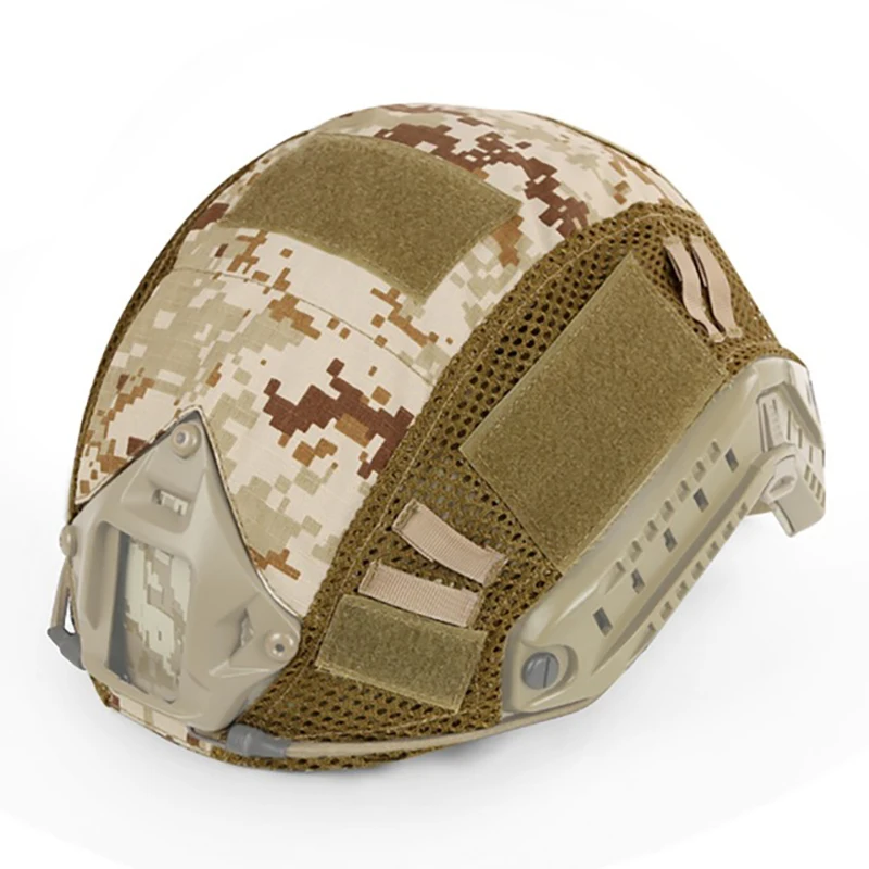 Cubierta de casco rápido de combate militar táctico, tela de casco de caza Airsoft, cubierta de casco deportivo CS Wargame para tipo Ops-Core PJ BJ MH - imagen 5