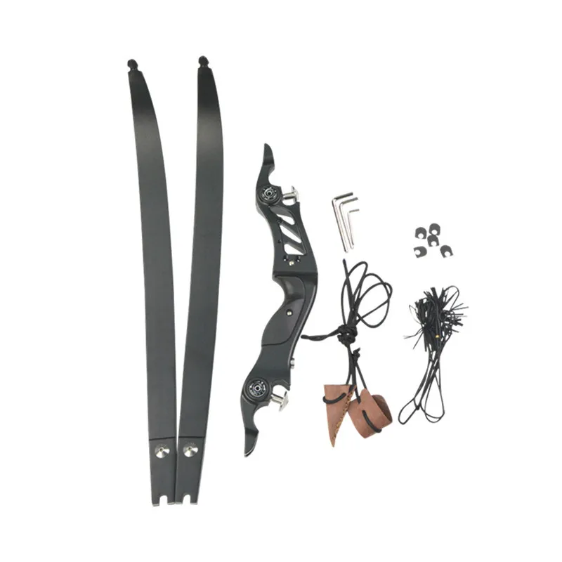 Arco recurvo de 60 pulgadas para tiro con arco largo, accesorio de caza para deportes al aire libre, 20-55lbs - imagen 4