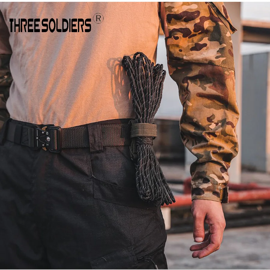 Llavero multiusos para senderismo al aire libre, cerradura de cuerda de guante, receptor, cierre de herramienta Molle para colgar la cintura - imagen 2