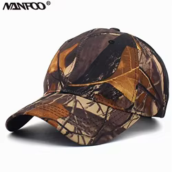 Gorros de camuflaje biónico para caza y pesca, gorro de fotografía de camuflaje de jungla, sombrilla de verano, tallas ajustadas, gorra de béisbol con visera, 6 colores