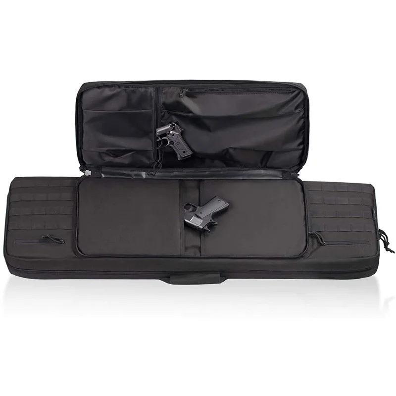 Bolsa táctica doble para Rifle, bolsa de almacenamiento militar para accesorios de caza, 36/47 pulgadas, carabina - imagen 4