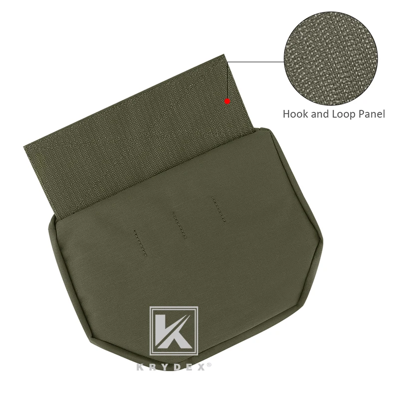 KRYDEX-Bolsa de descarga, riñonera RANGER VERDE, Kit de almacenamiento de herramientas tácticas, bolsa para portador de placa, chaleco táctico JPC AVS CPC APC RRV - imagen 4