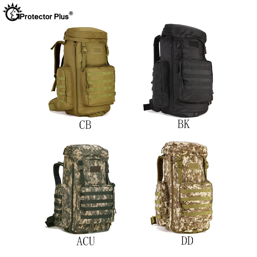 PROTECTOR PLUS 70L-85L mochila táctica del ejército mochila de cazadores bolsa de campo militar Unisex CS CF juego duradero viajes al aire libre - imagen 4