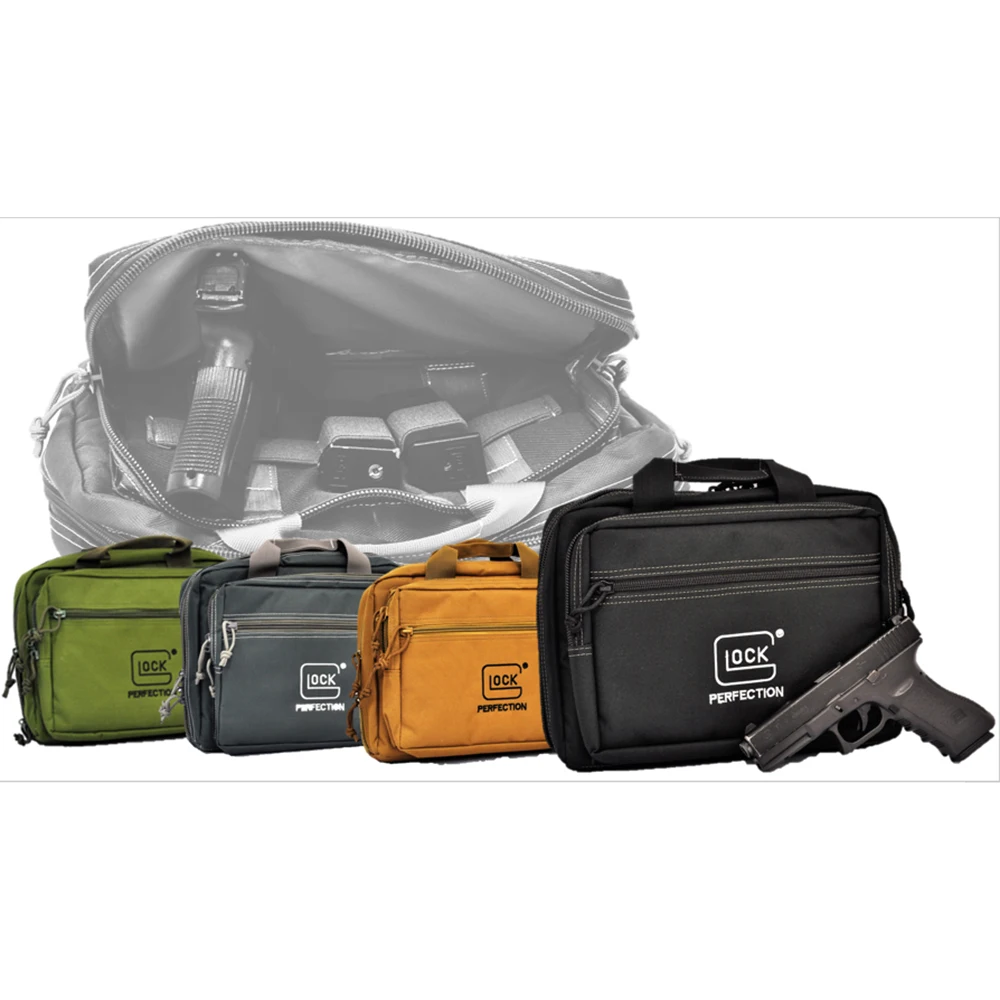 Bolsa de almacenamiento portátil para pistola táctica, estuche de herramientas para pistola de rango 22 LR, funda para Glock 1911, Cz-75, Taurus G2c, Paintball - imagen 5