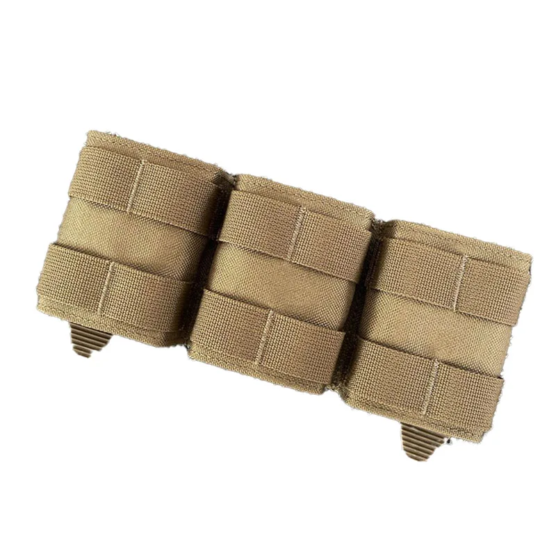 Chaleco táctico Triple bolsa para revistas 5,56 + 5,56 + 5,56 sistema lateral Mag bolsa Clip bolsas soporte bolsillo - imagen 5