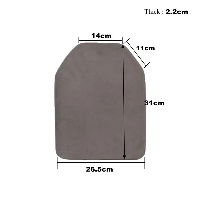 Almohadillas protectoras EVA tácticas JPC, chalecos portadores de cuerpo para juego de guerra Airsoft, placa de choque, chaleco de caza de espuma, placas de armadura de 2cm, 2 uds. - imagen 2