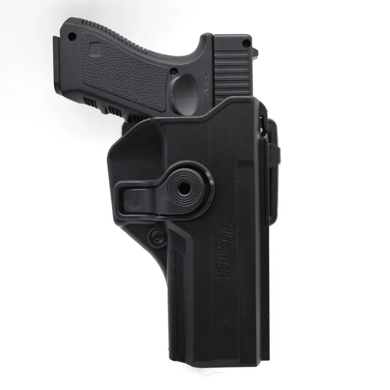 Funda táctica para pistola P250, cinturón, funda para pistola, funda para pierna caída, funda Universal para caza, Clip para cinturón, cuña - imagen 3
