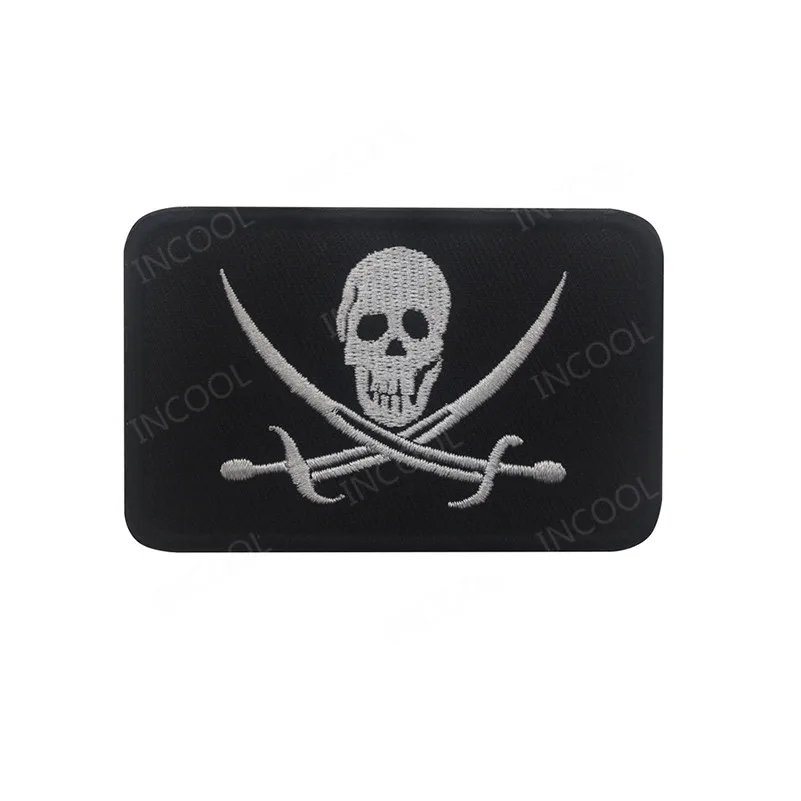 1 Embroidered 8X5 CM