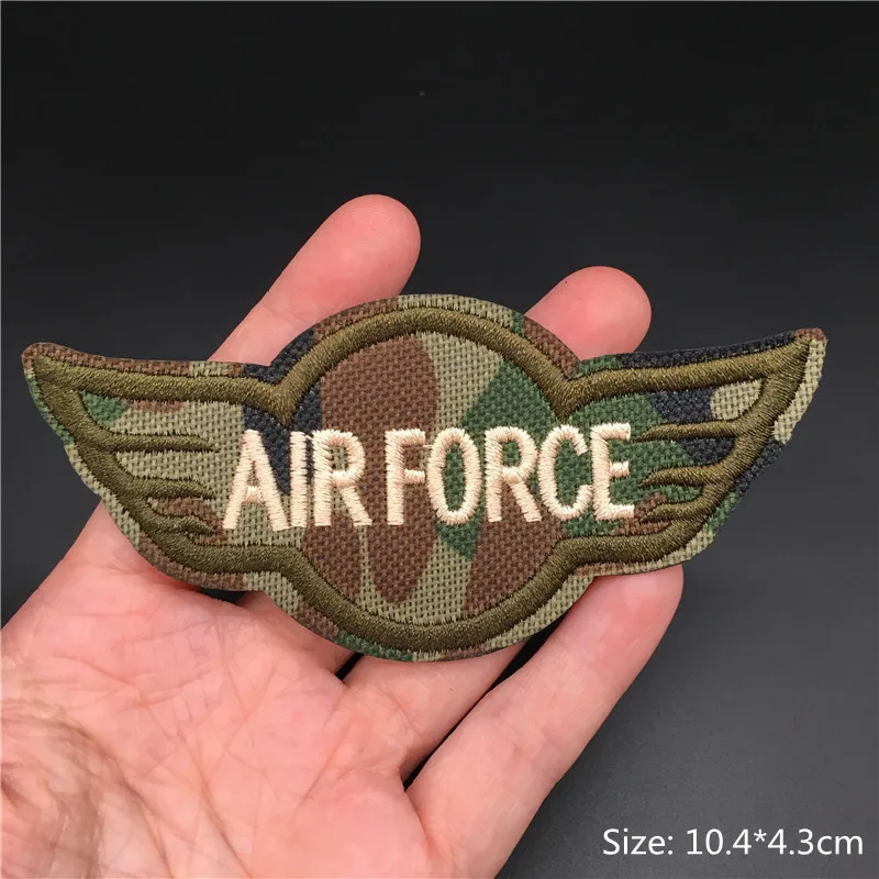 Insignias militares tácticas del ejército, parches bordados para ropa, parches para planchar, rayas, decoración DIY, 30 unidades por lote - imagen 5