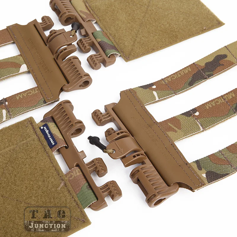 Emerson-Conjunto de hebilla de ajuste rápido para chaleco JPC LBX4019 4020 XPC, MOLLE táctico de liberación rápida, 5" - imagen 4